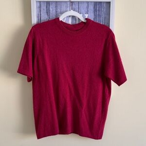 ❤️ Merino wool and rabbit hair red shirt ❤️